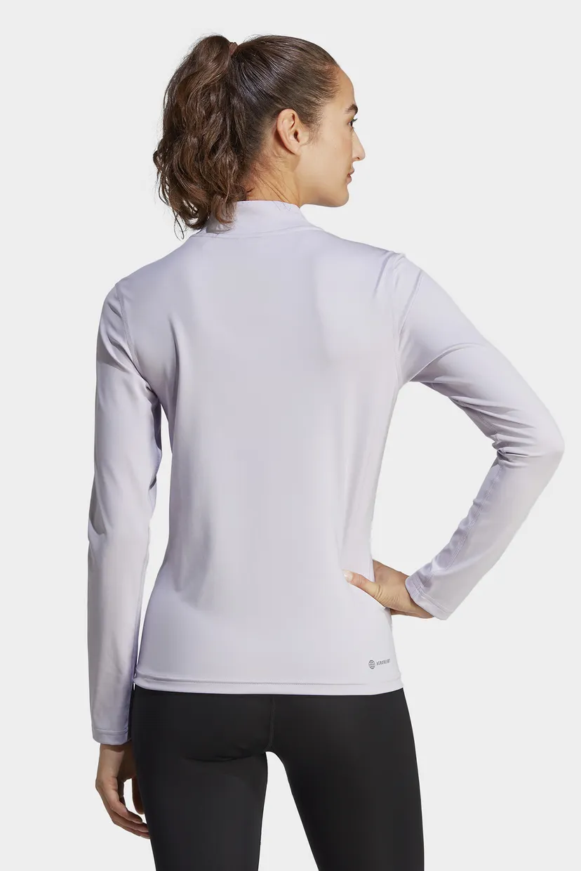 Лонгслив для тренировок Techfit Quarter-Zip adidas IC1825 — MD-Fashion