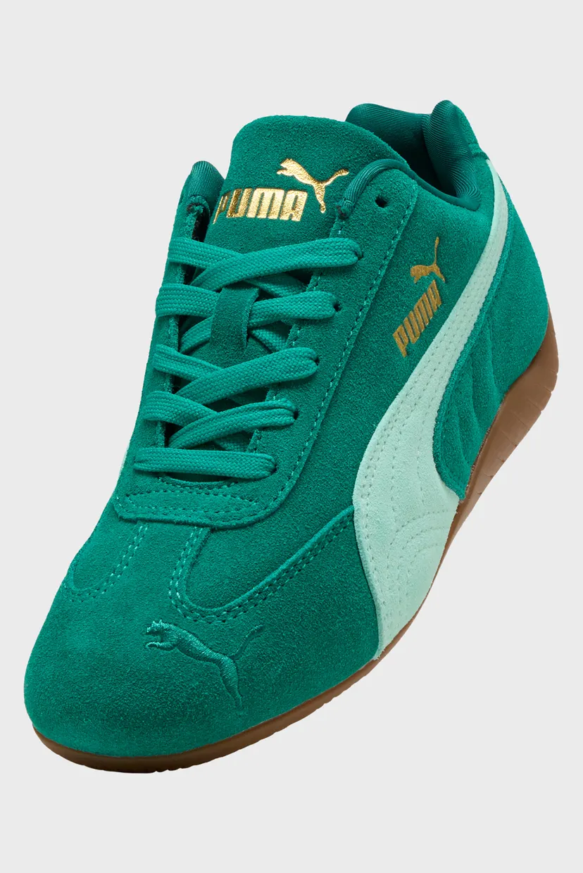 Дитячі зелені замшеві кросівки Speedcat Sneakers Youth 5