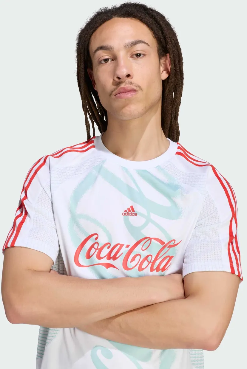 Чоловіча біла футболка з візерунком COCA COLA TEAMGEIST 26 5