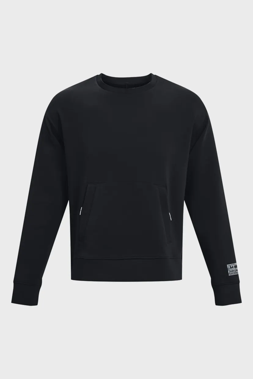 Чорний світшот UA Summit Knit Crew (унісекс) 8