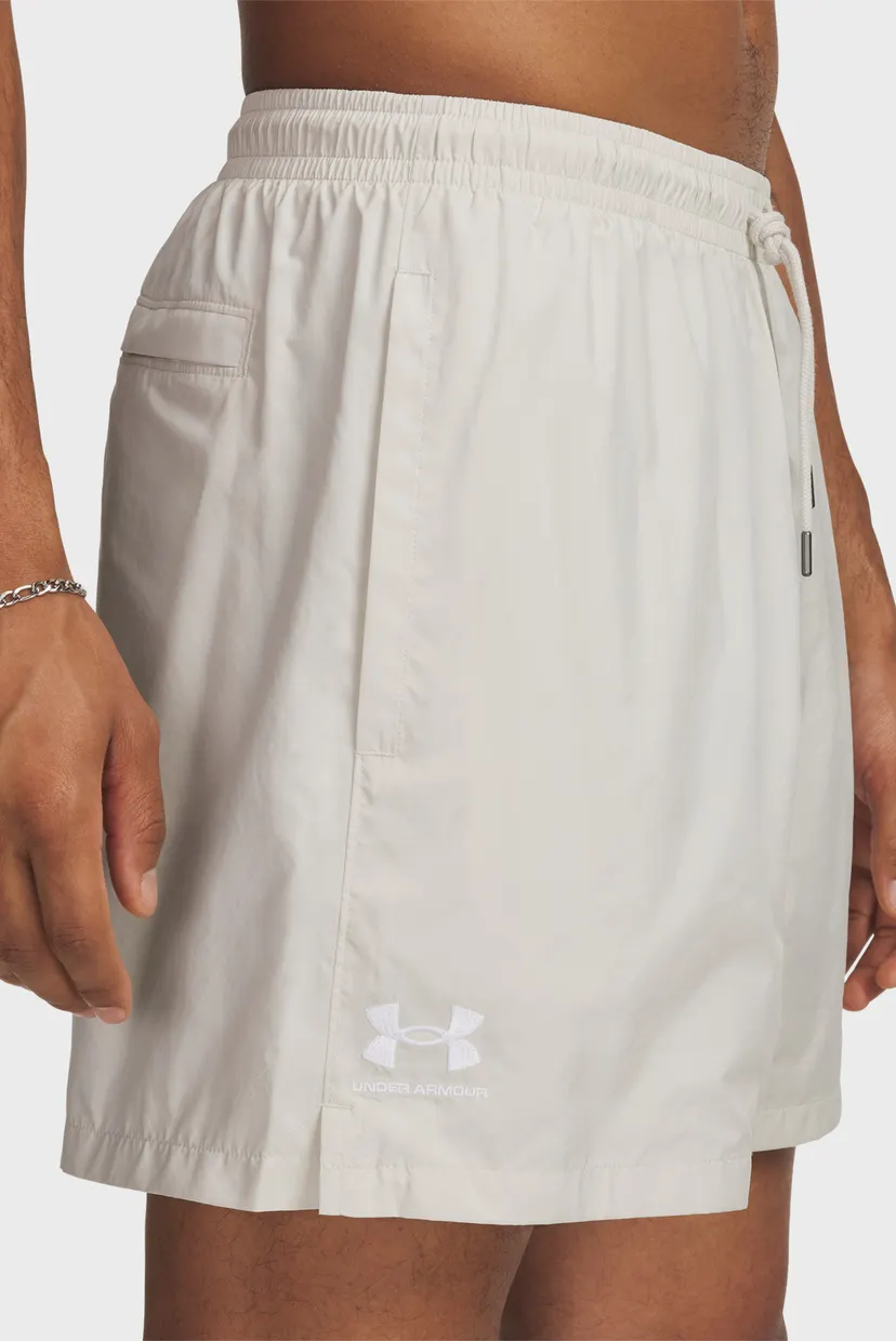 Мужские белые шорты UA Icon Volley Short 4