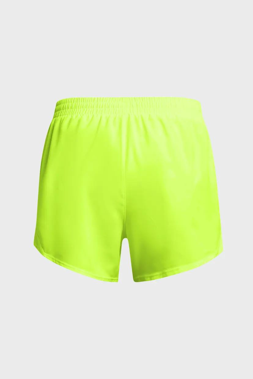 Жіночі жовті шорти UA Fly By 3'' Shorts 6