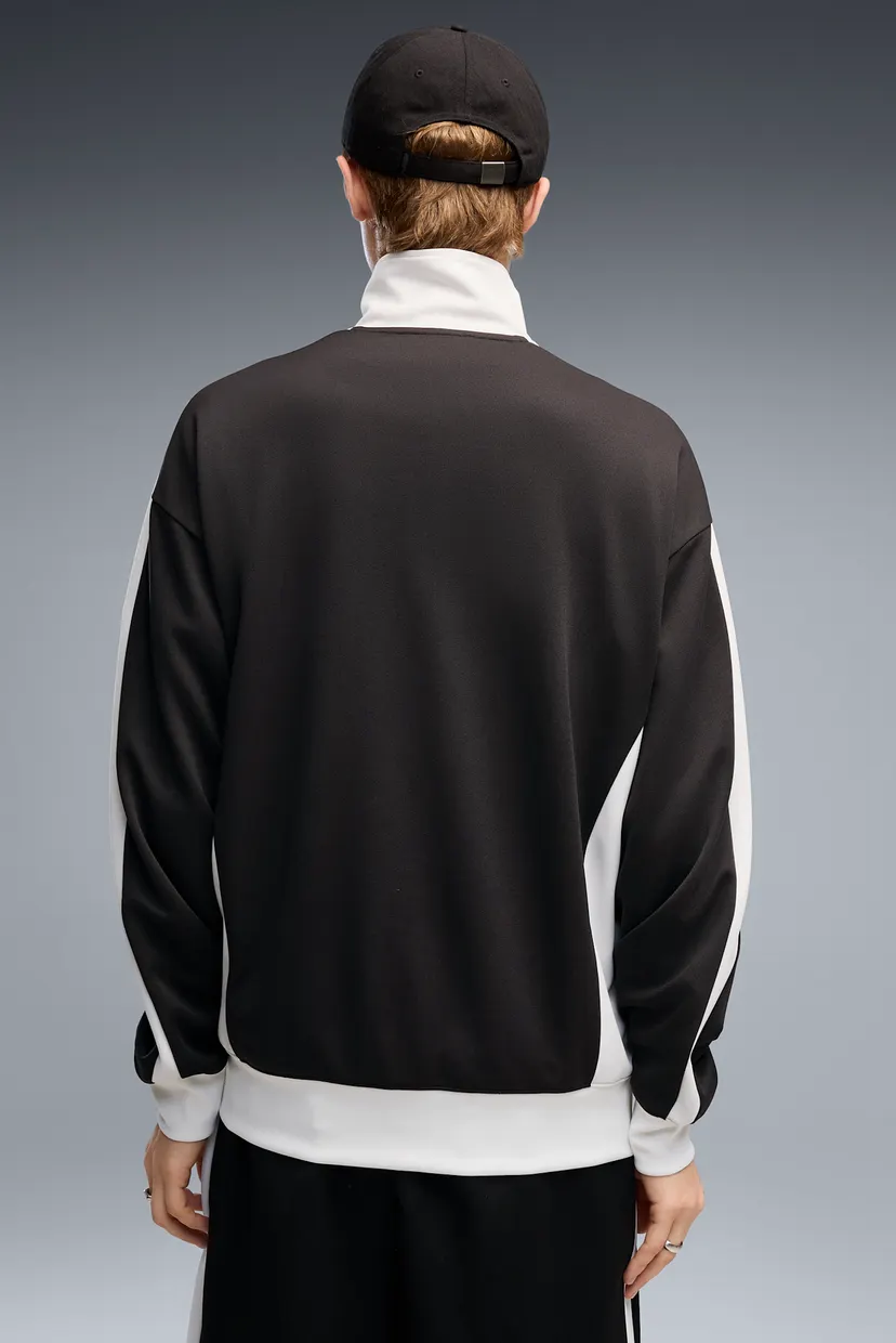 Чоловіча чорна спортивна кофта T7 Relaxed Retro Track Jacket Men 3