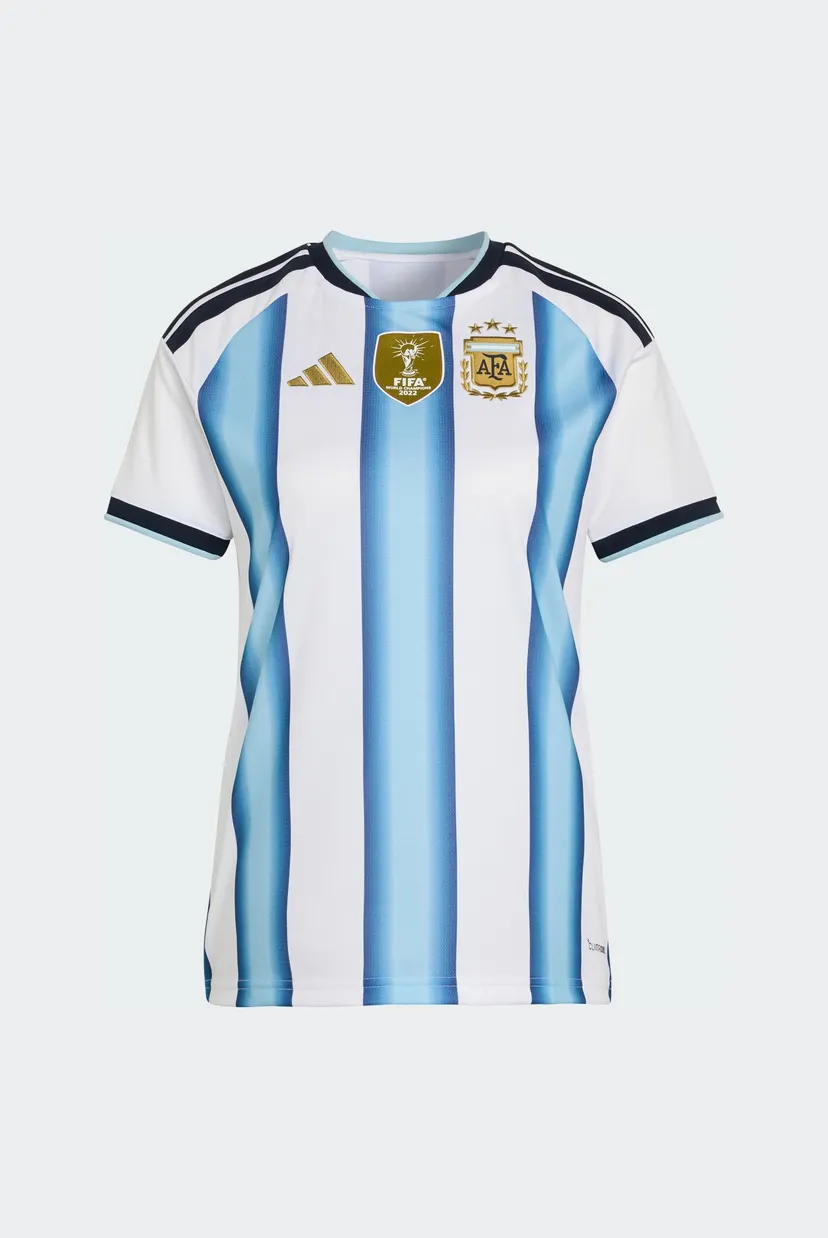 Жіноча біла футболка у смужку Argentina 26 Home Replica 6
