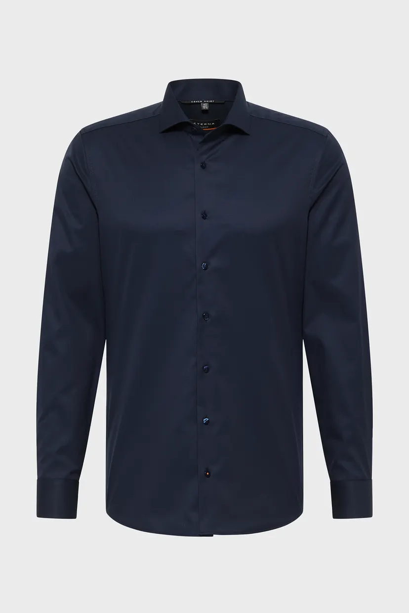 Чоловіча темно-синя сорочка SLIM FIT 6