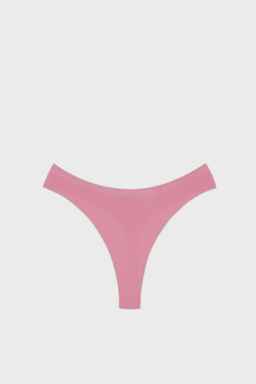 Жіночі рожеві трусики THONG 7