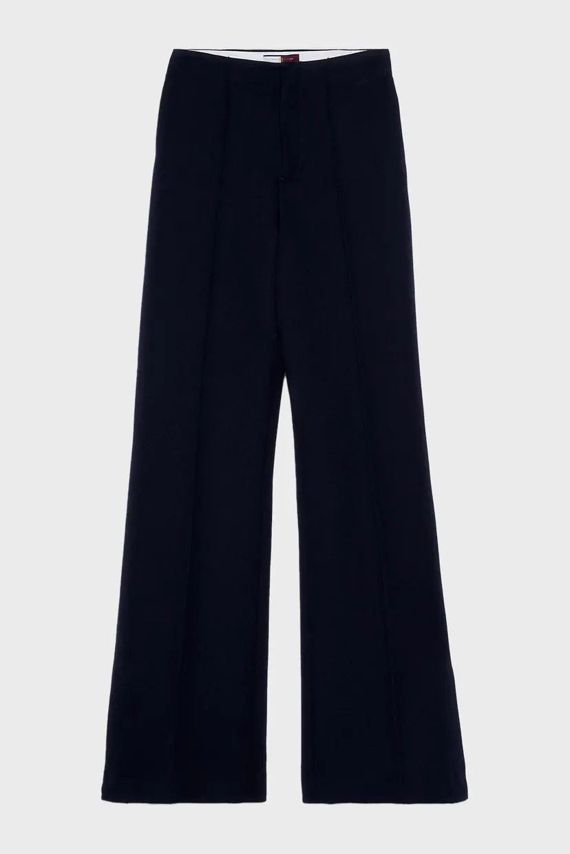 Женские темно-синие шерстяные брюки THC WOOL TWILL FLARE 7