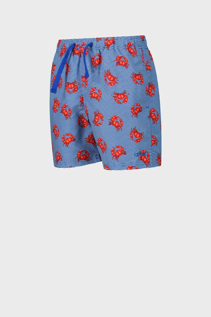Дитячі сині плавальні шорти з візерунком PRINTED MICROFIBER 3