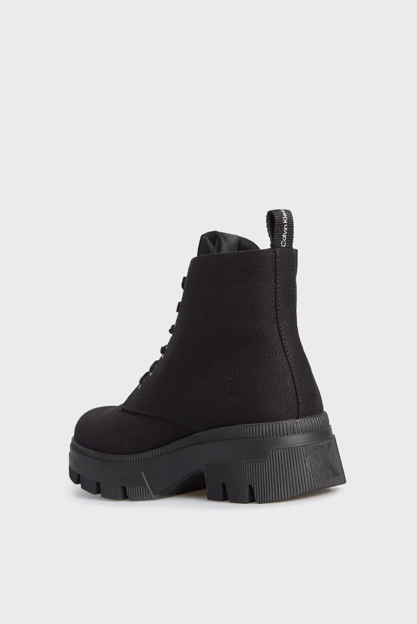Женские черные ботинки CHUNKY COMBAT LACEUP BOOT CO 3