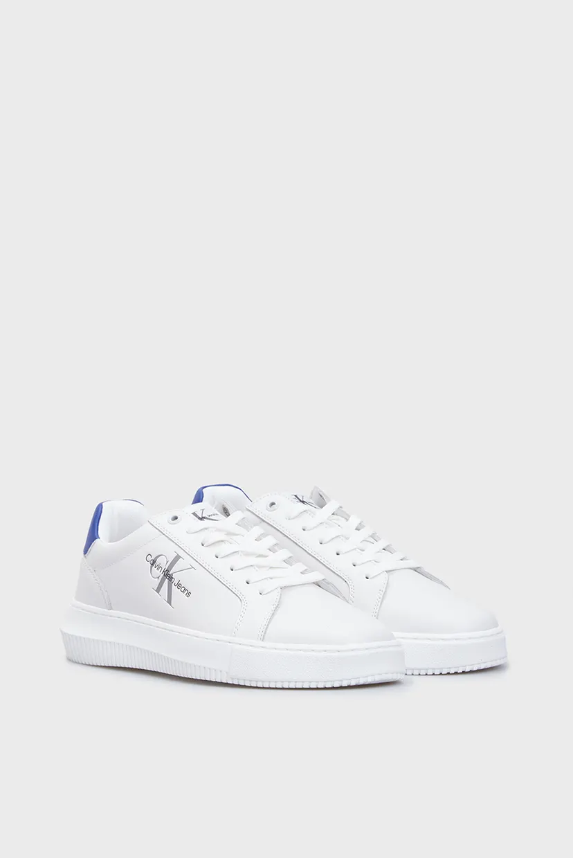 Мужские белые кожаные сникерсы CHUNKY CUPSOLE 3