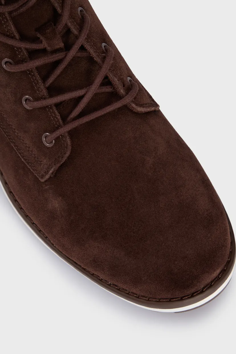 Мужские темно-коричневые замшевые дезерты CORPORATE OUTDOOR SUEDE BOOT 4
