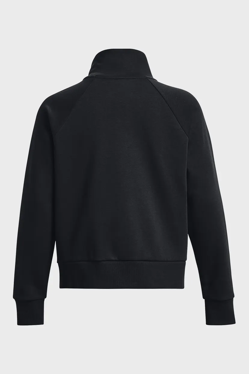 Жіноча чорна спортивна кофта UA Rival Fleece HZ 6