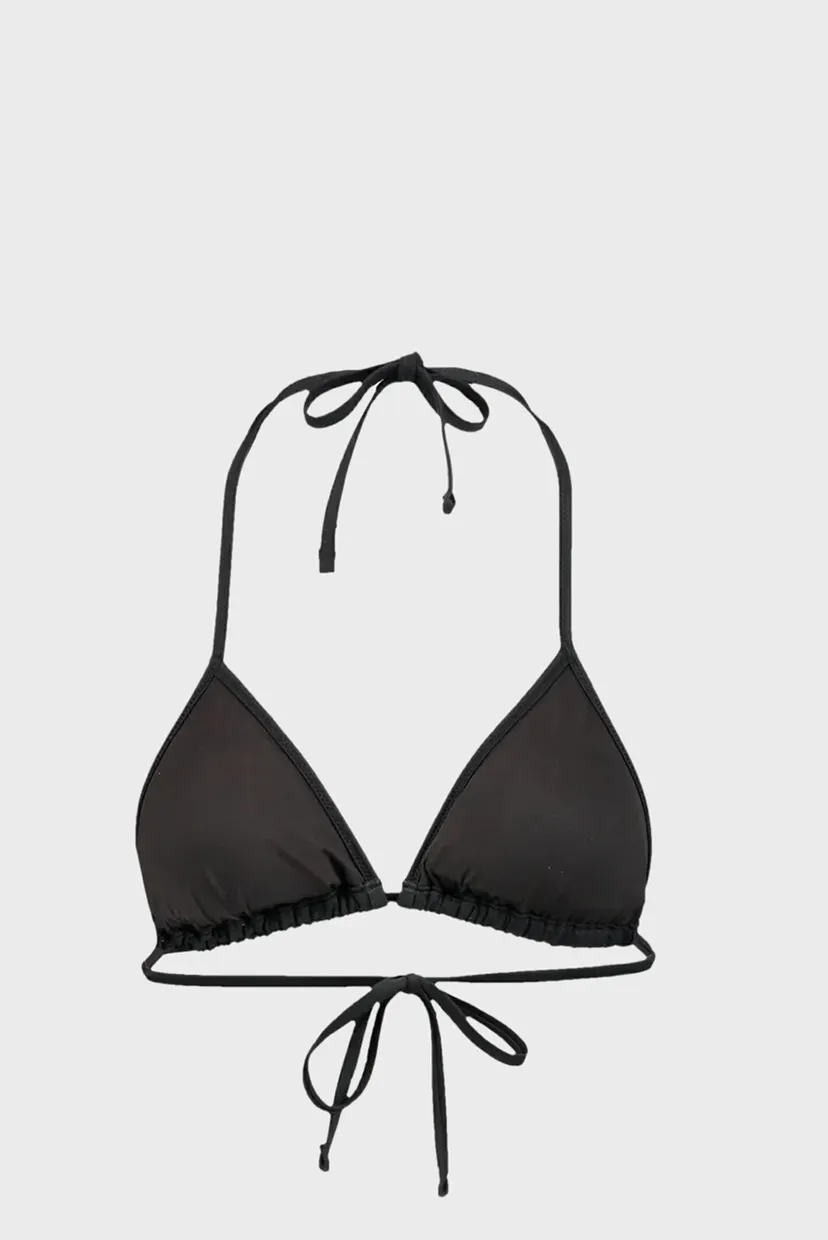Женский черный лиф от купальника PUMA Swim Women Triangle Bikini Top 9