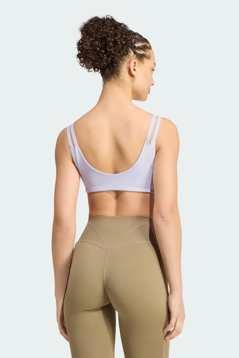 Женский сиреневый топ Optime Workout Twist Reversible Light Support 3