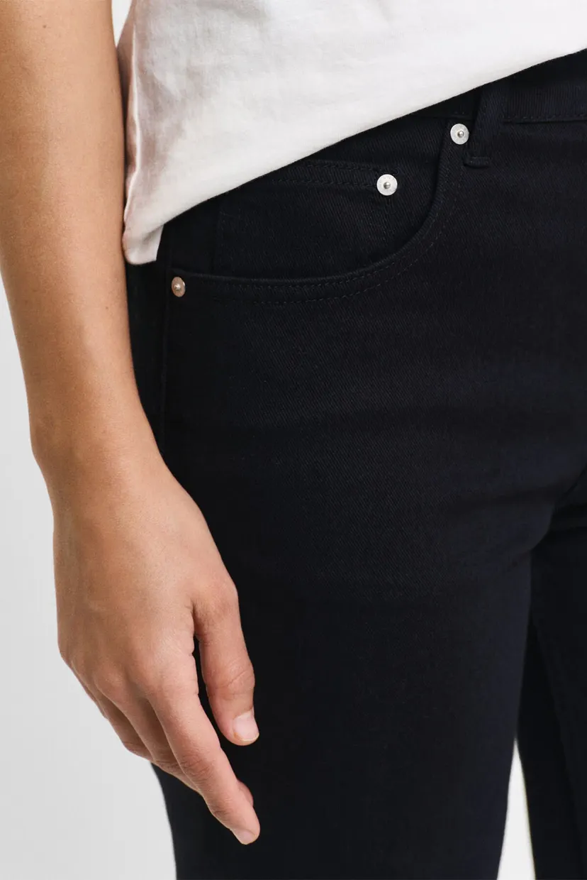 Жіночі чорні джинси BLACK SLIM FLARE 5