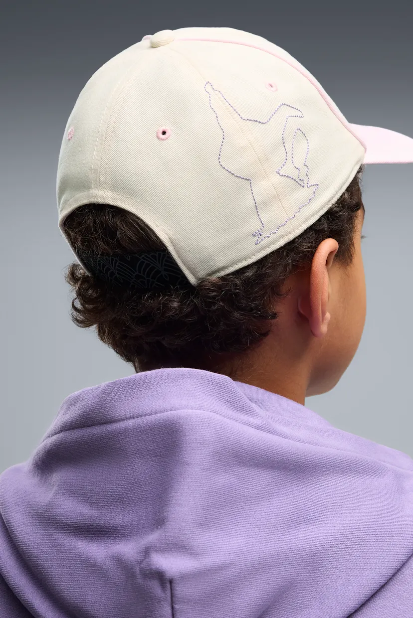 Детская белая кепка PUMA x POKEMON Dad Cap Youth 3