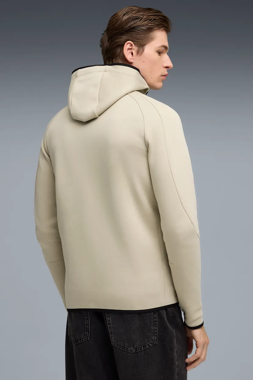Чоловіче бежеве худі Evostripe Full-zip Hoodie Men 3
