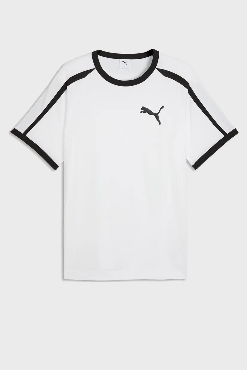 Чоловіча біла футболка T7 Big Cat Ringer Tee Men 4