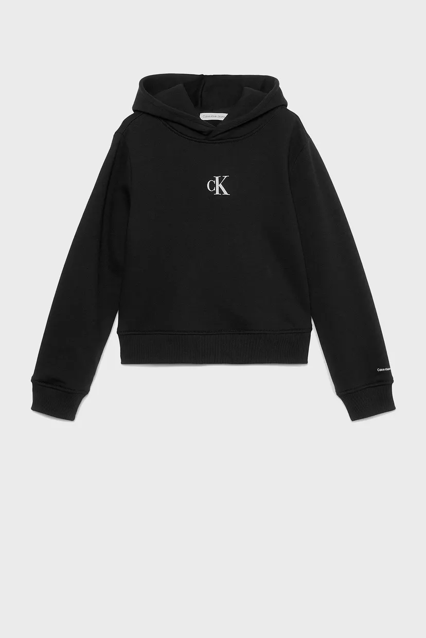 Дитяче чорне худі CK LOGO BOXY 6