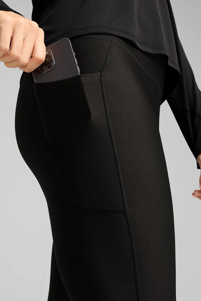 Женские черные тайтсы VELOCITY Running Tights Women 4