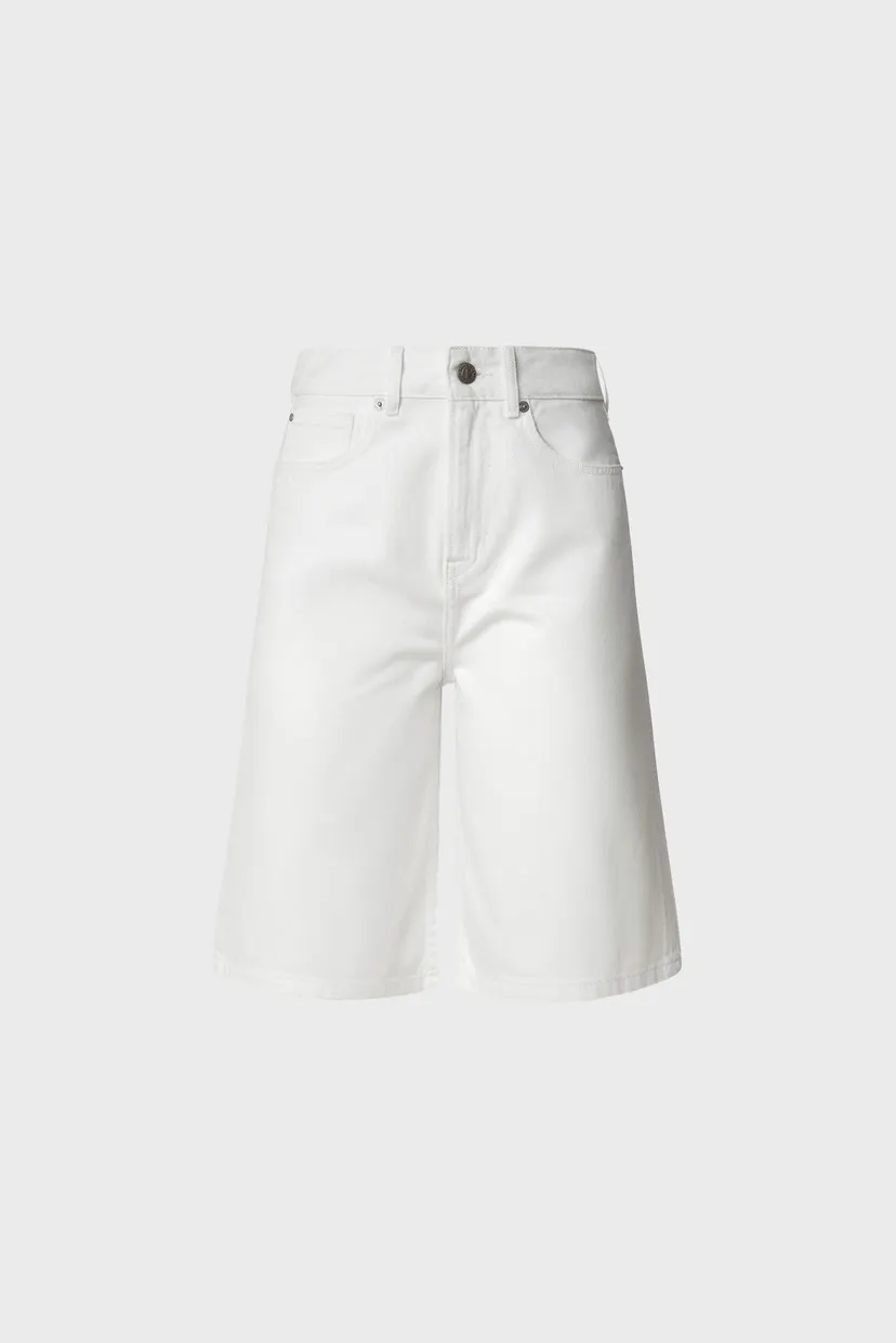 Жіночі білі джинсові шорти BERMUDA SHORT UHW WHT 5
