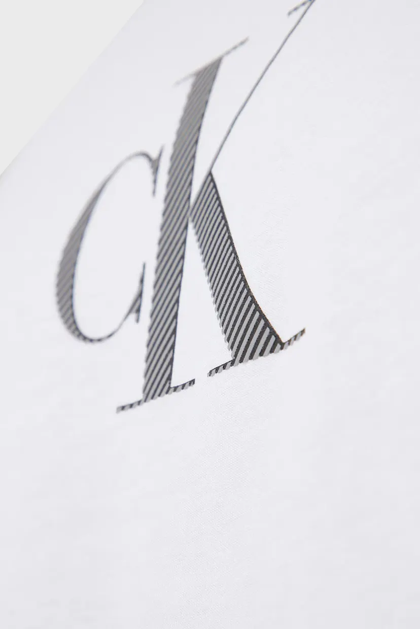 Чоловіча біла футболка DISTRESS MONOGRAM 5