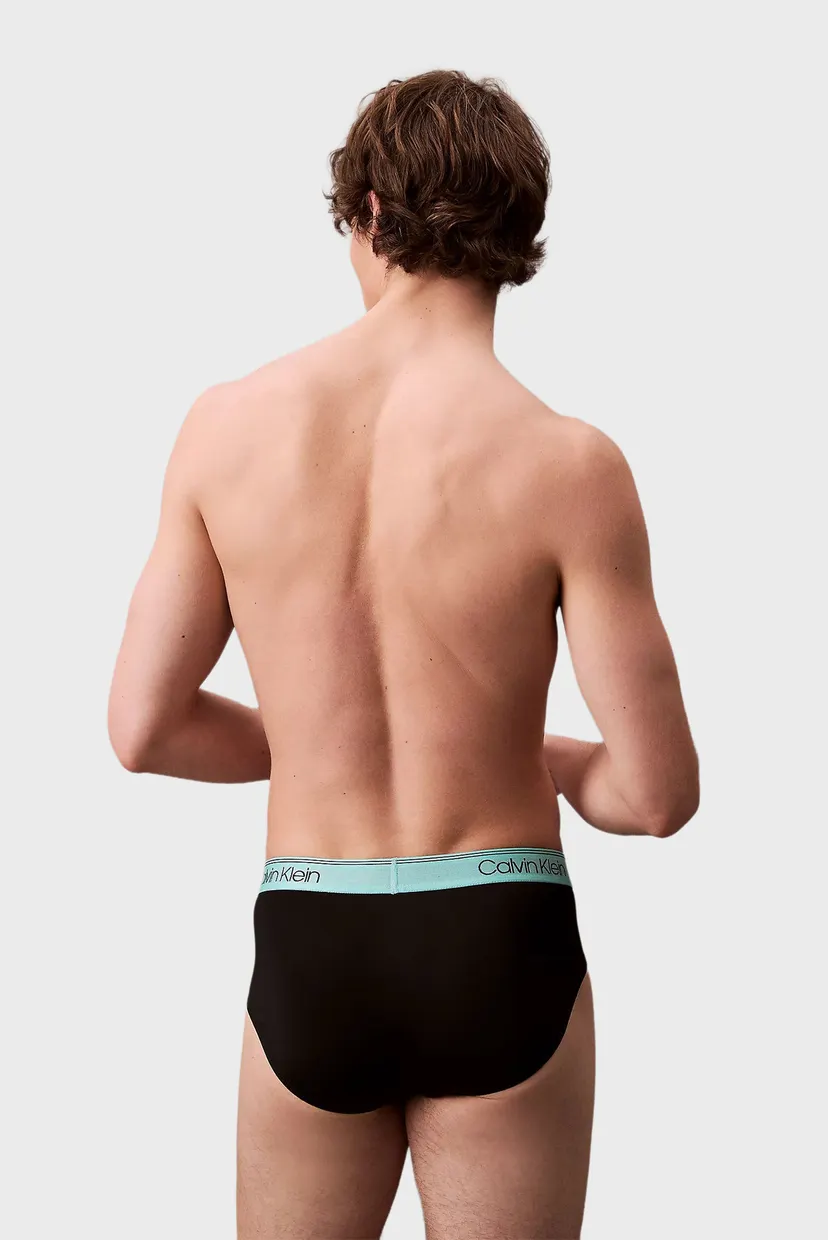 Мужские черные брифы (3 шт) HIP BRIEF 3