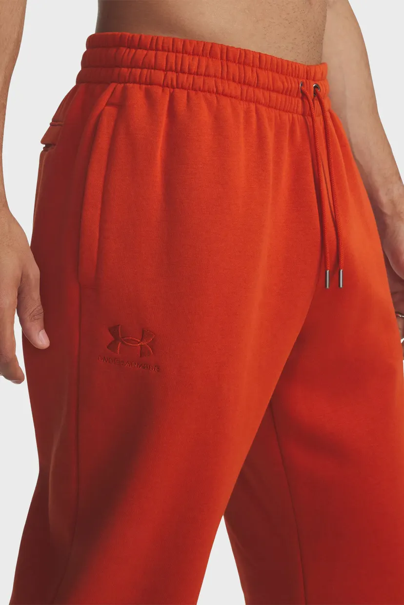 Чоловічі помаранчеві спортивні штани UA Icon Fleece Jogger 4