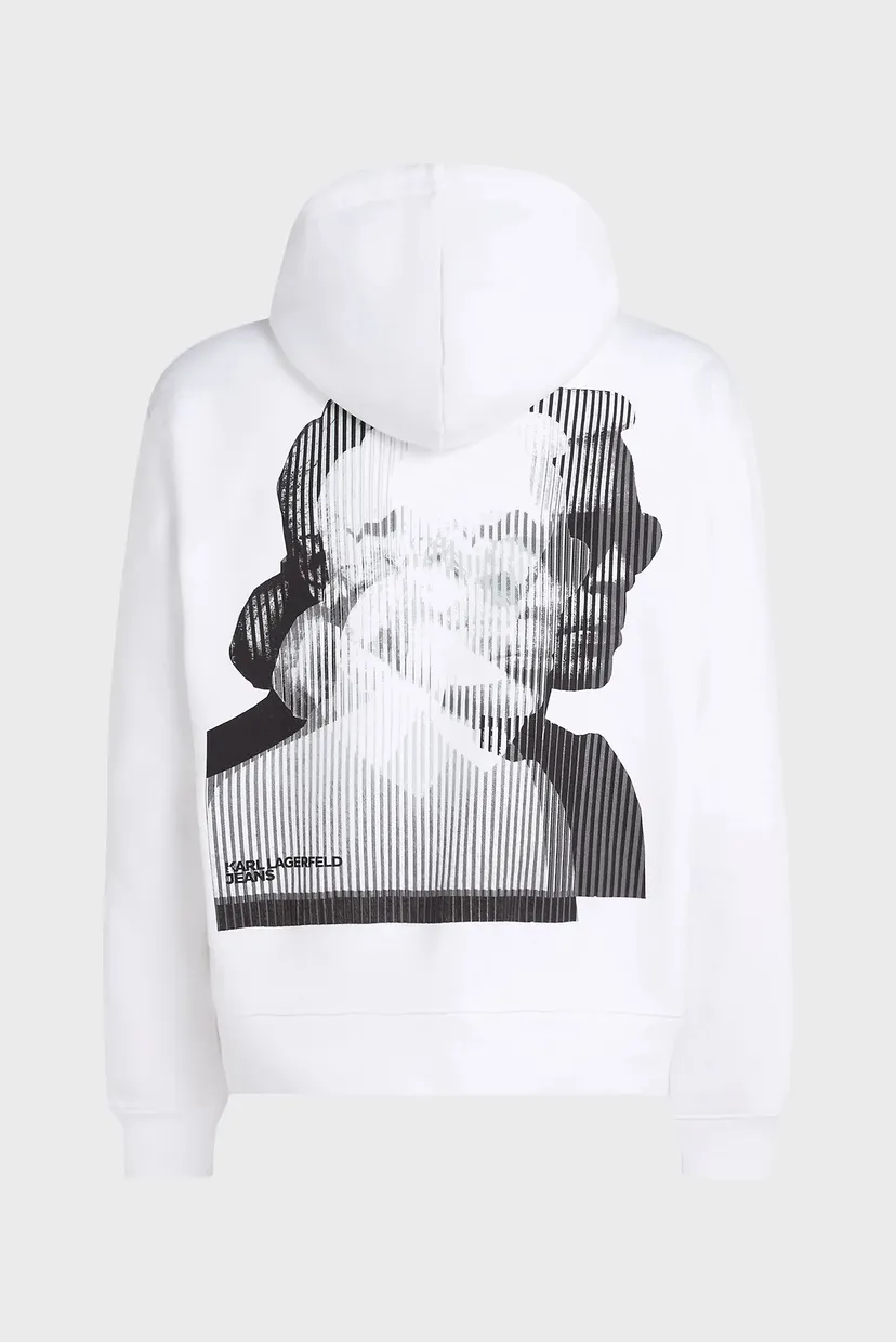 Чоловіче біле худі regular karl 6