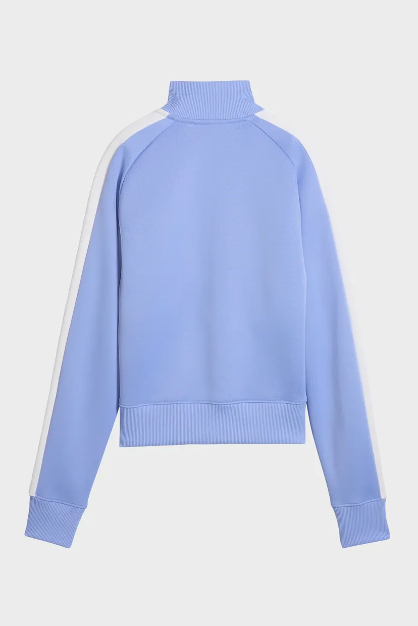Женская голубая спортивная кофта T7 ALWAYS ON Short Track Jacket Women 5