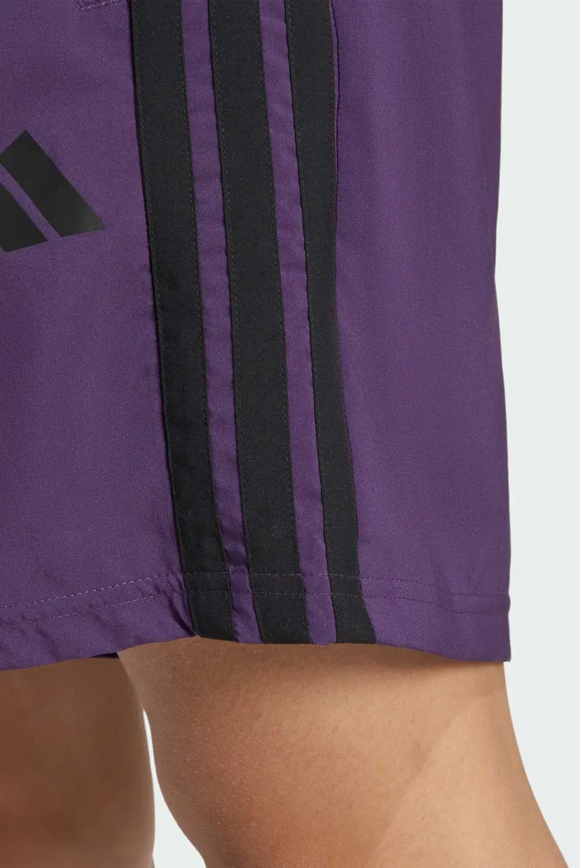 Мужские фиолетовые шорты Essentials Training 3-Stripes Woven 5