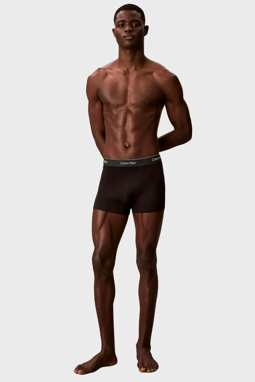 Мужские черные боксеры (3 шт) RELAXED FIT TRUNK 5