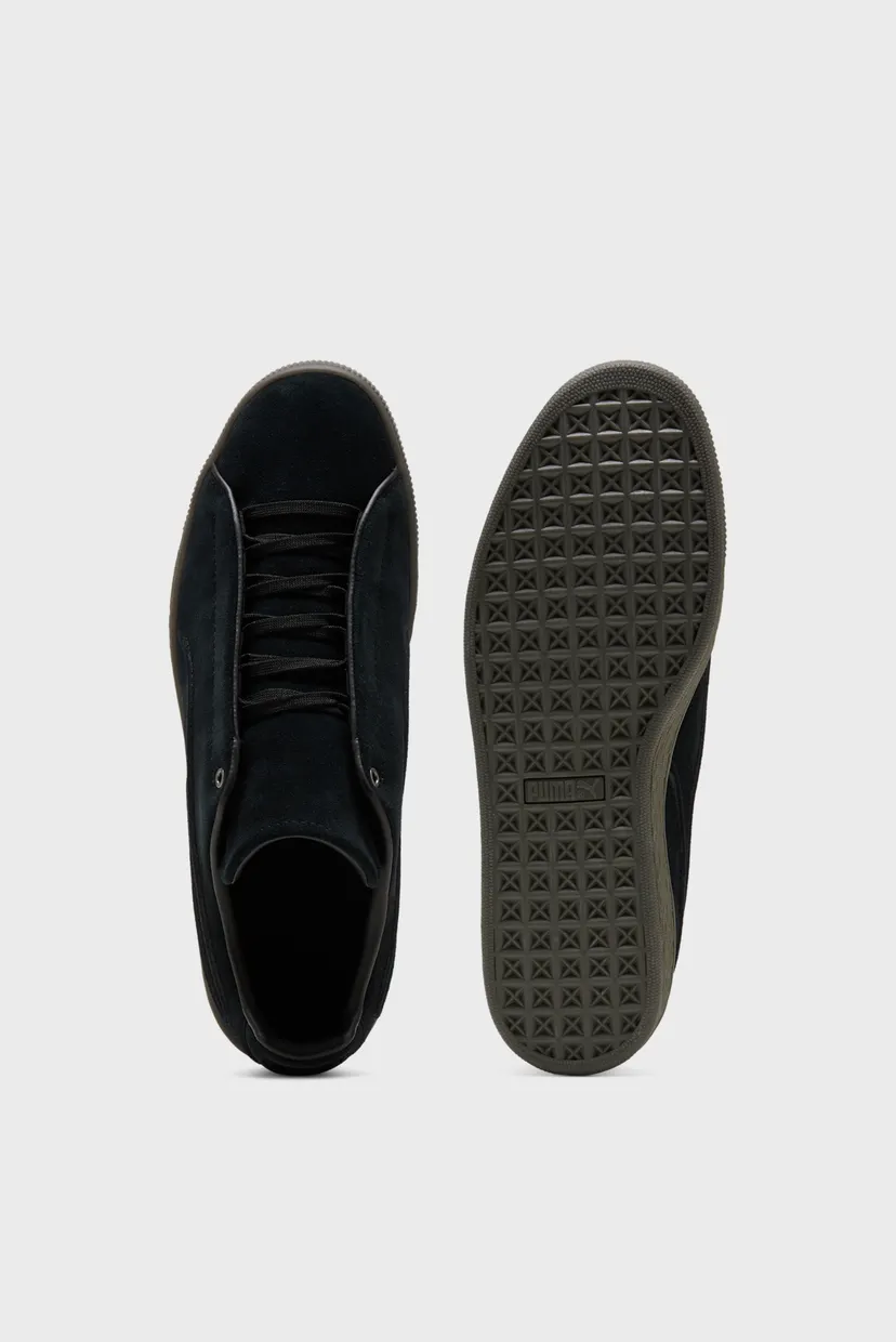 Чорні шкіряні снікерси Suede Modern Sneakers Unisex 3