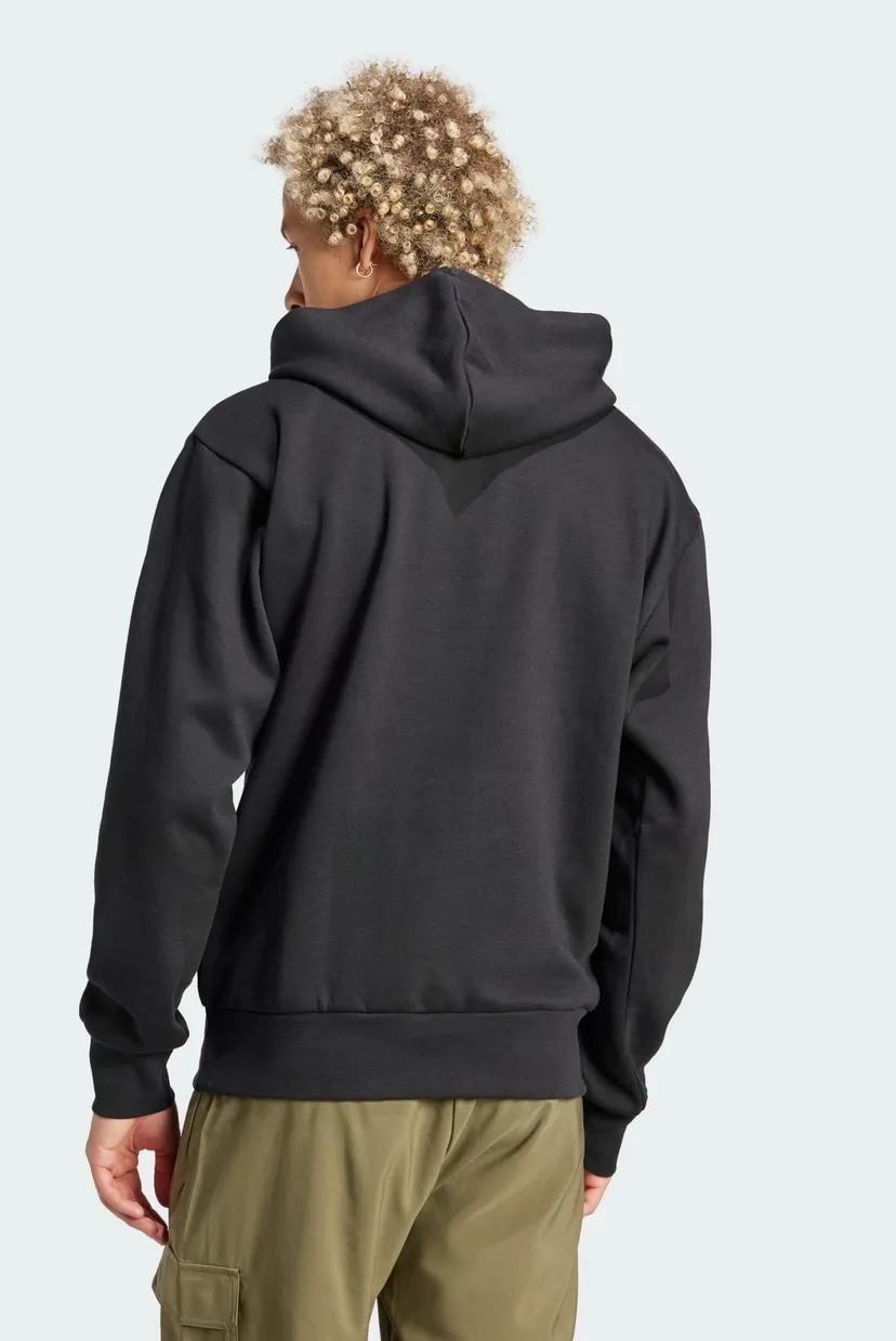 Мужское черное худи Essentials Big Logo Fleece 3