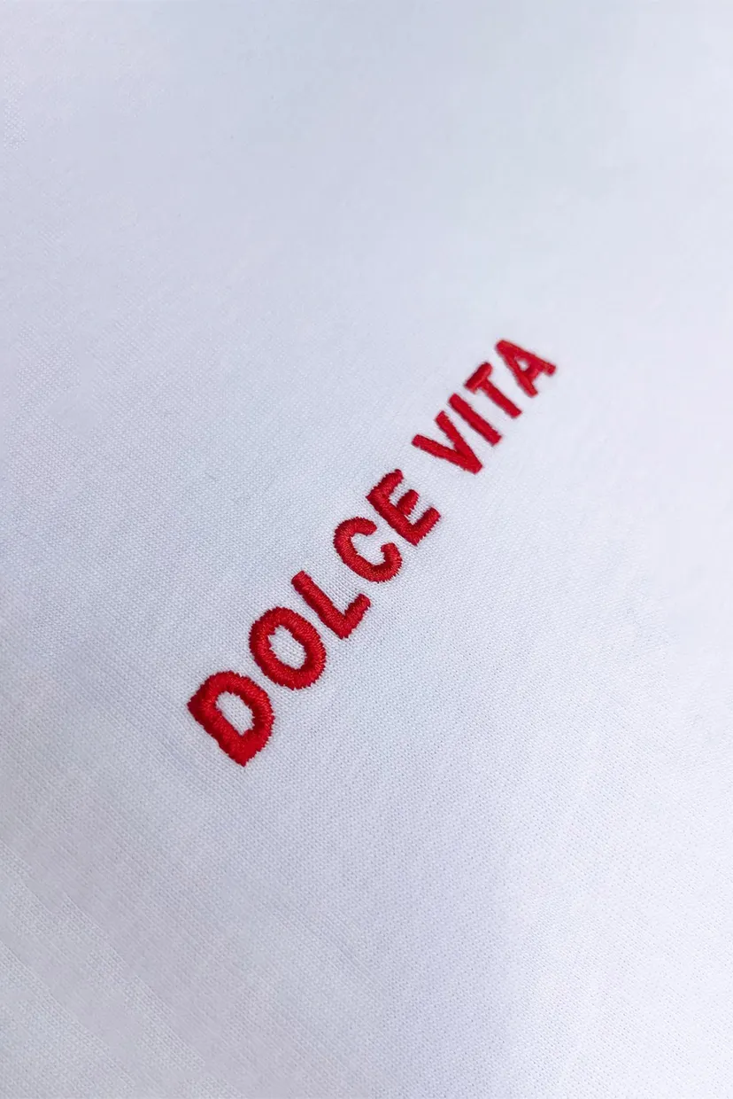 Біла футболка Dolce Vita (унісекс) 5