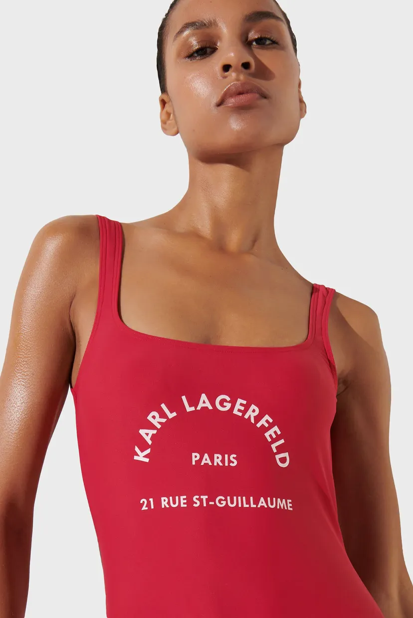 Жіночий малиновий  купальник RSG LOGO SWIMSUIT 4