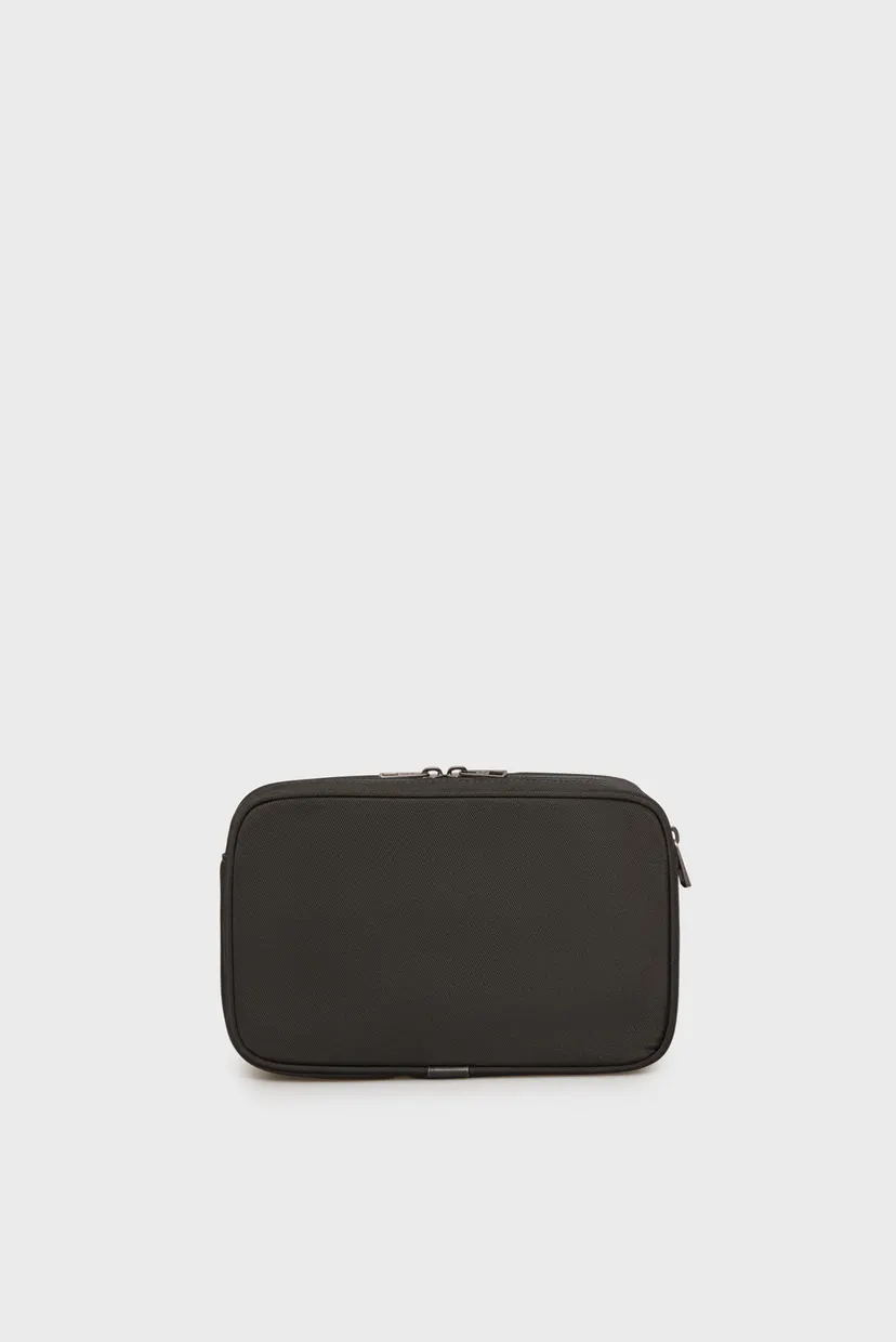 Чоловічий чорний несесер NYLON TRAVEL 4