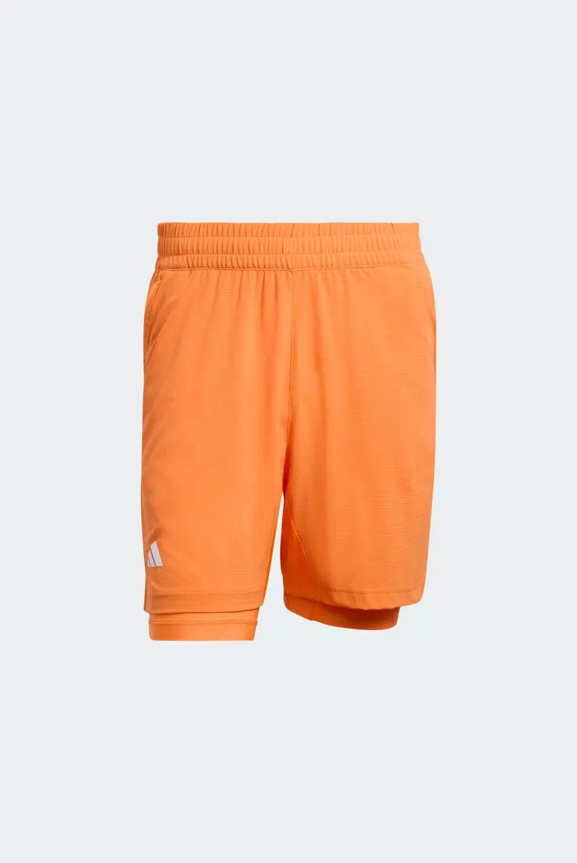 Чоловічі помаранчеві шорти 2в1 TENNIS CLIMACOOL 6