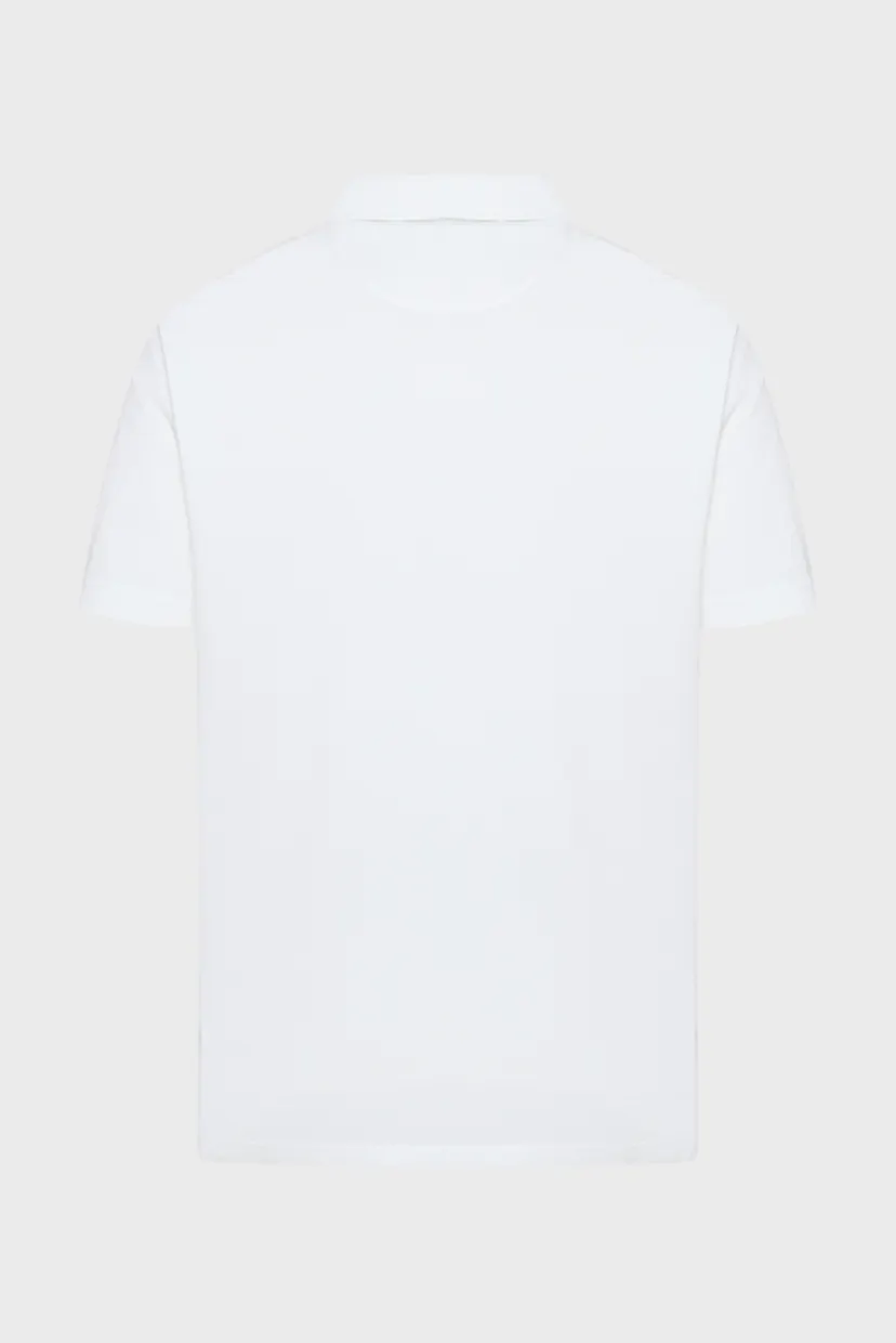 Чоловіче біле поло SLEEK PIQUE SS ZIP POLO 5