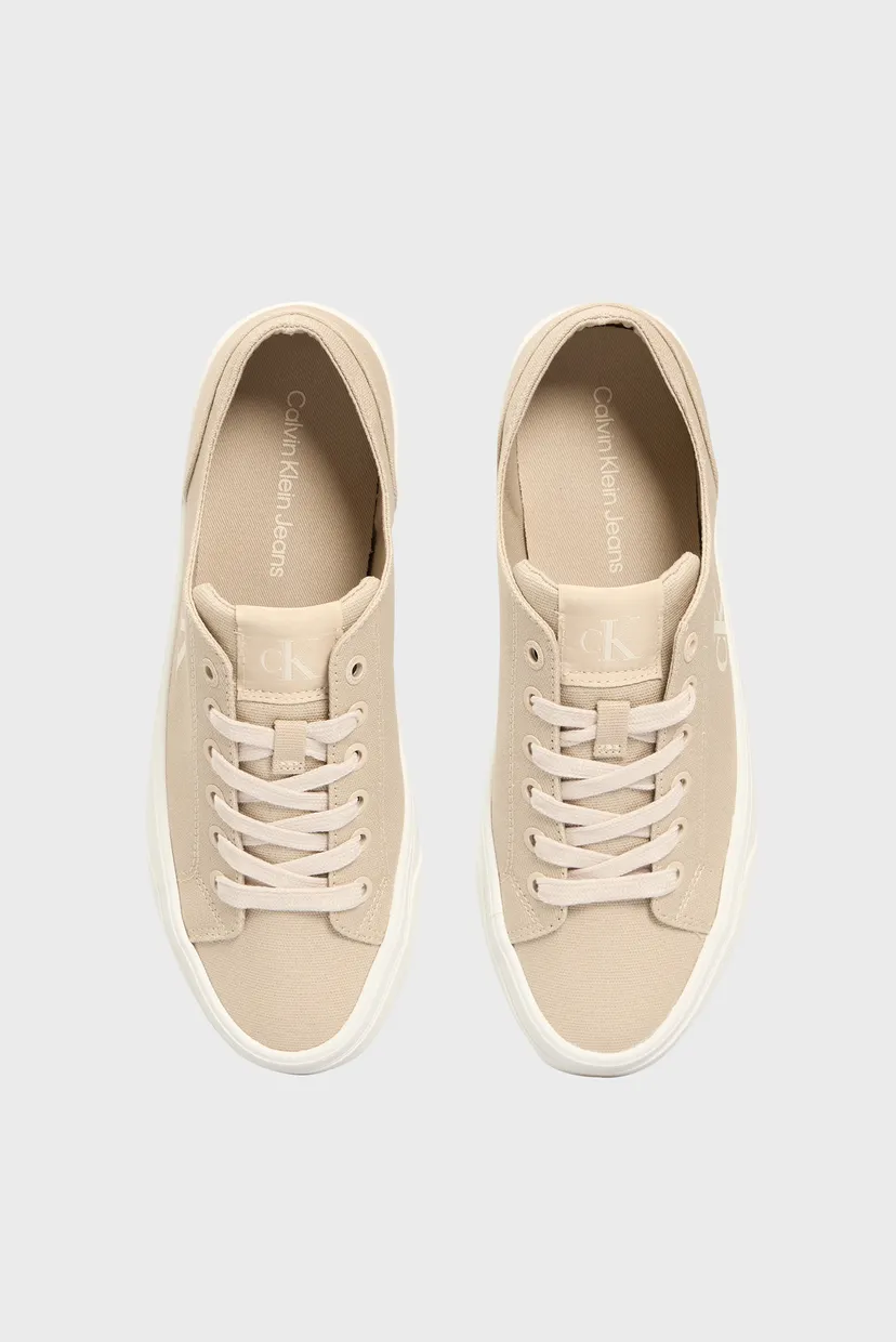 Женские бежевые кеды VULC FLATFORM 4