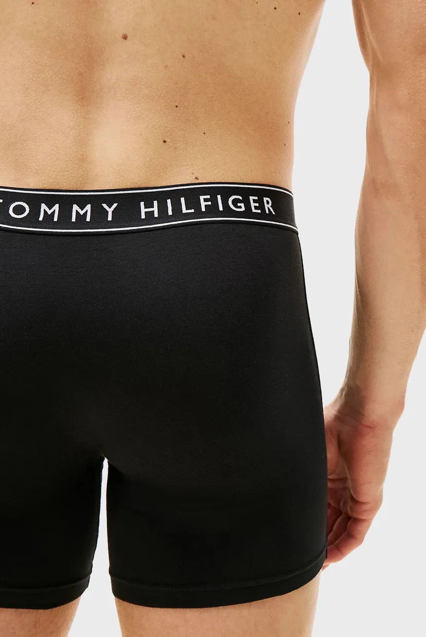 Мужские черные боксеры (3 шт) BOXER BRIEF DTM 5