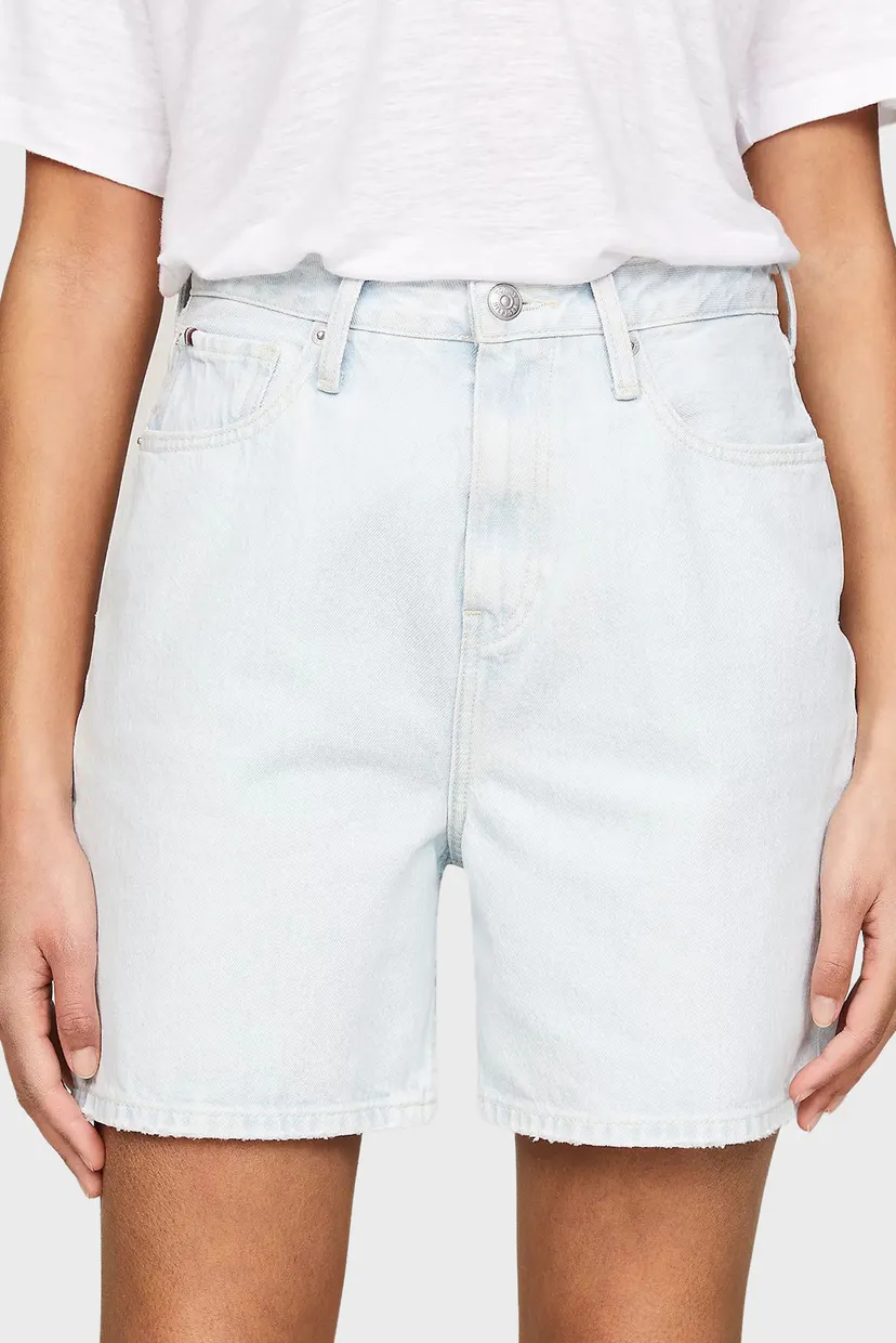 Женские голубые джинсовые шорты DNM STRAIGHT SHORT HW LOLA 3
