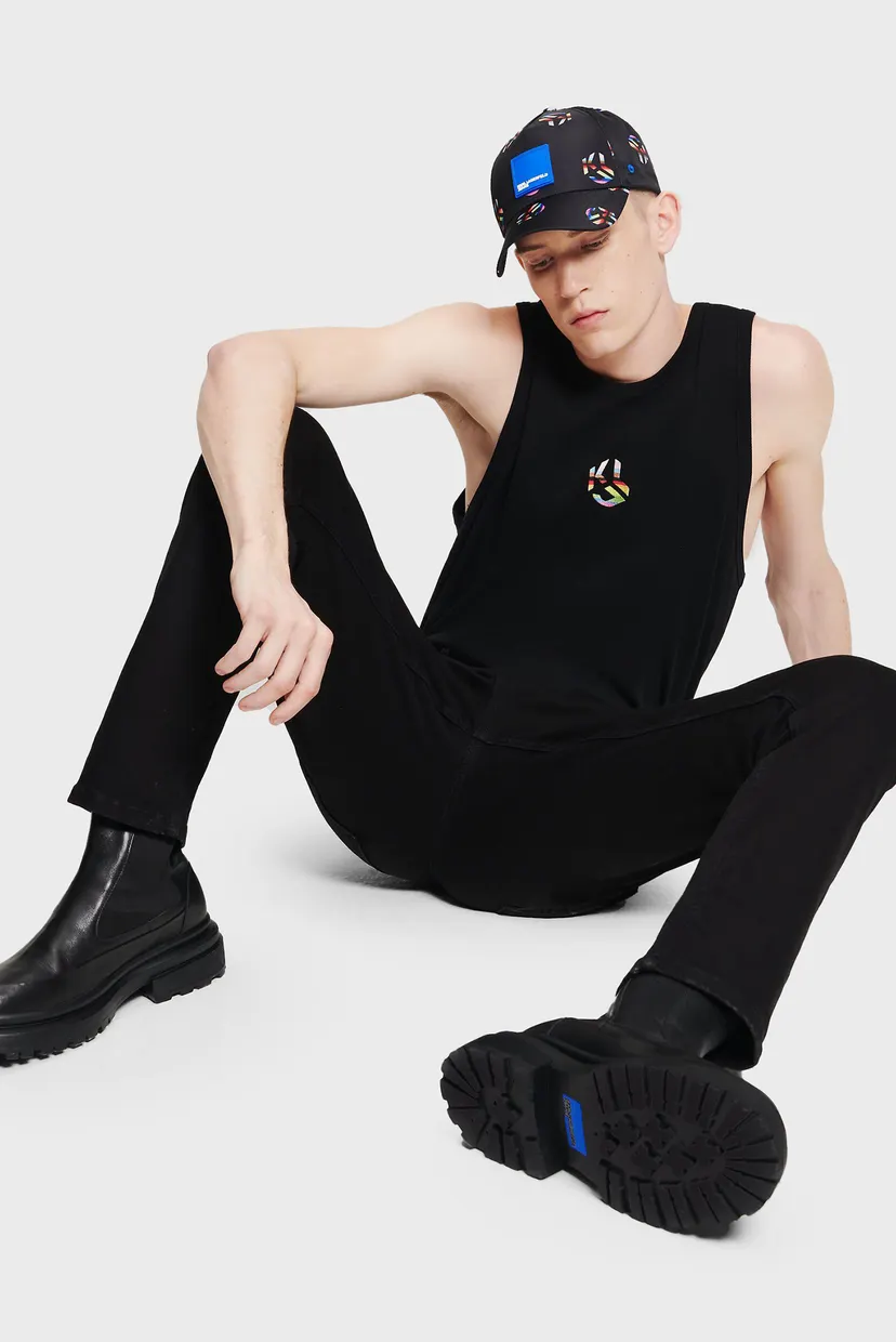 Мужские черные джинсы KLJ SLIM DENIM 4