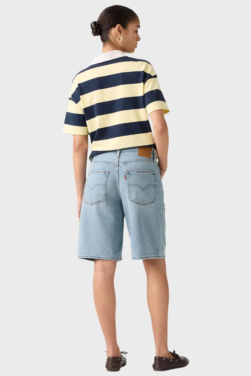 Жіночі блакитні джинсові шорти Baggy Dad 4