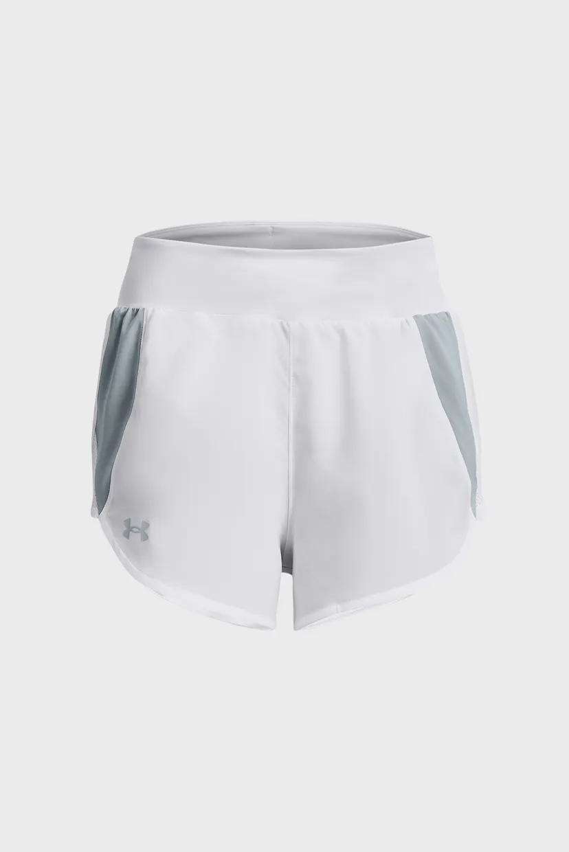 Женские белые шорты UA Fly By Elite HI SHORT 6