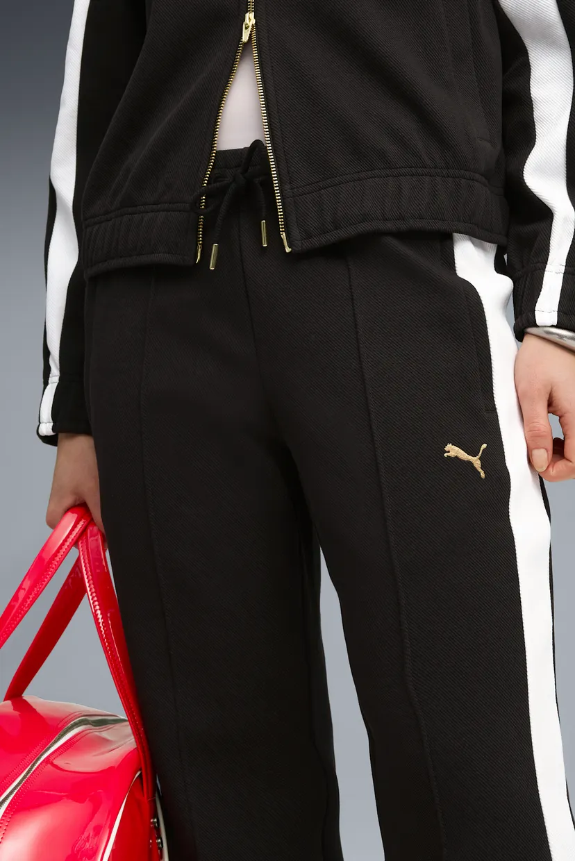 Женские черные спортивные брюки T7 Flared Pants Women 4