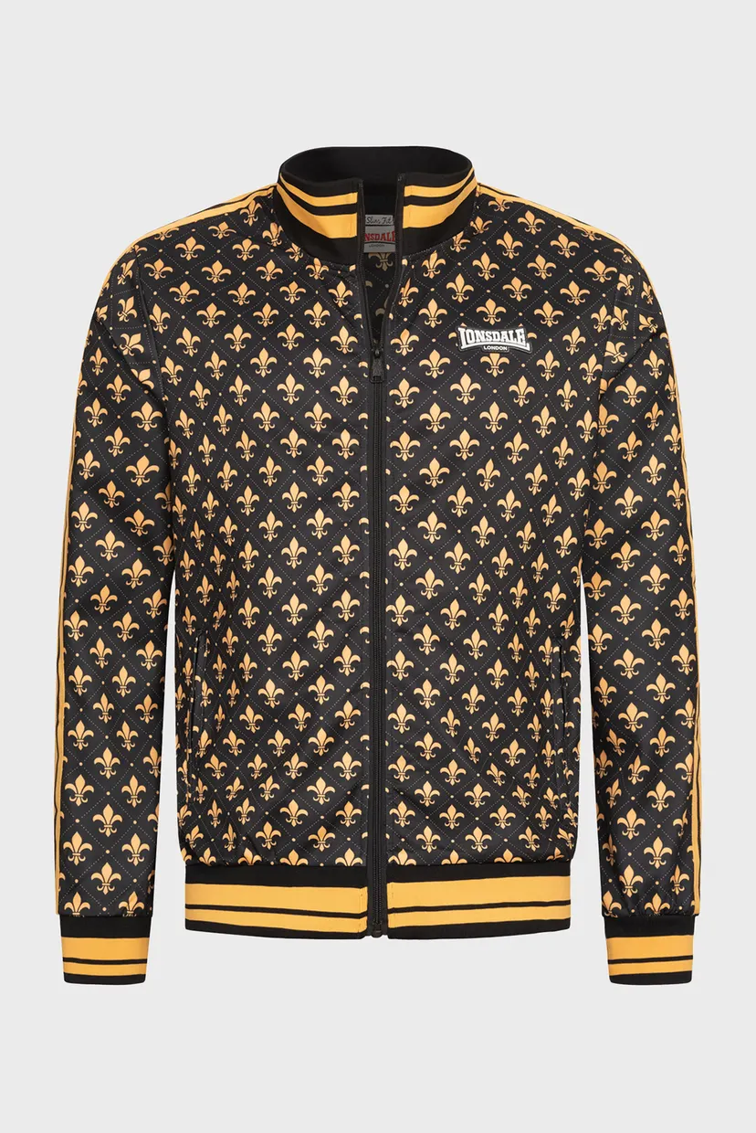 Мужской черный спортивный костюм с узором (кофта, брюки) 6