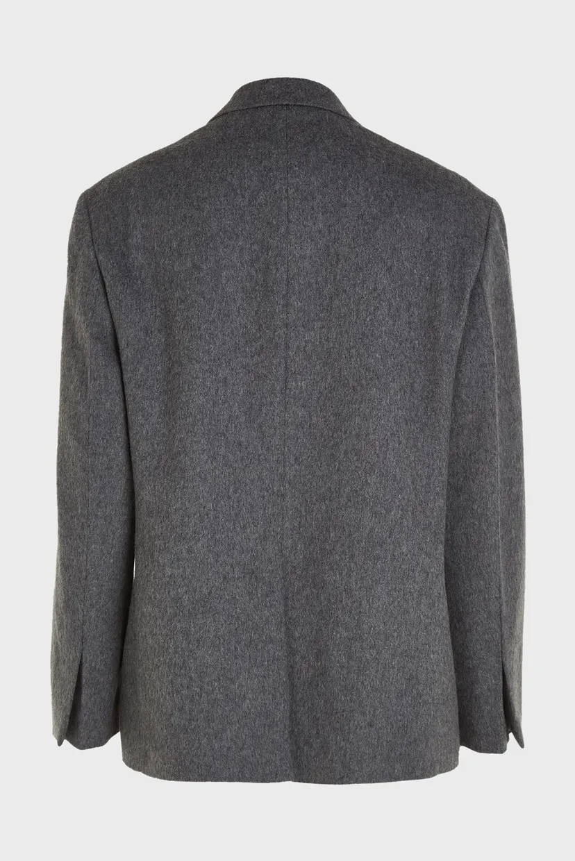 Жіночий темно-сірий вовняний жакет FLANNEL WOOL TAILORED BLAZER 8