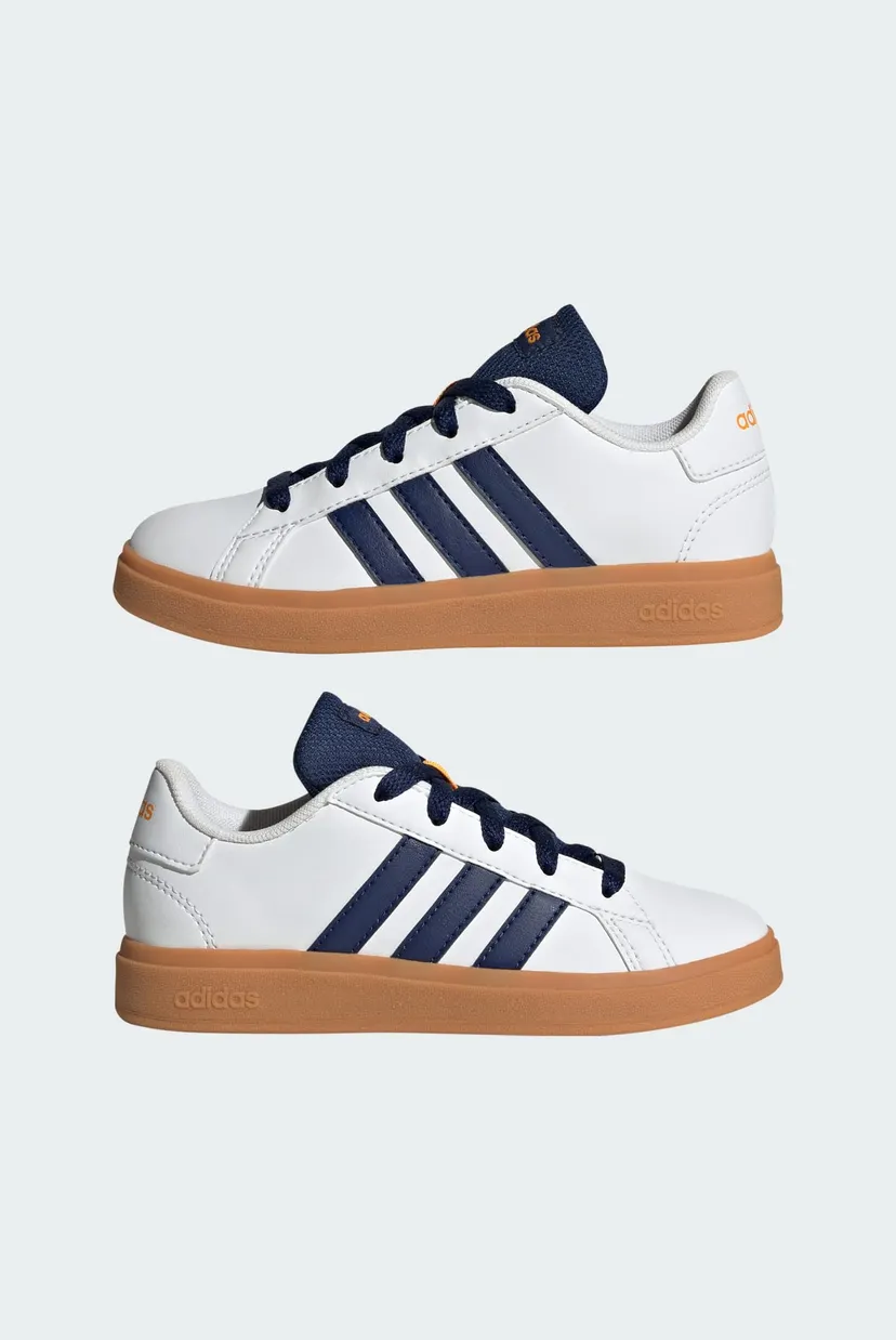 Дитячі білі снікерси Grand Court Lifestyle Tennis Lace-Up 7