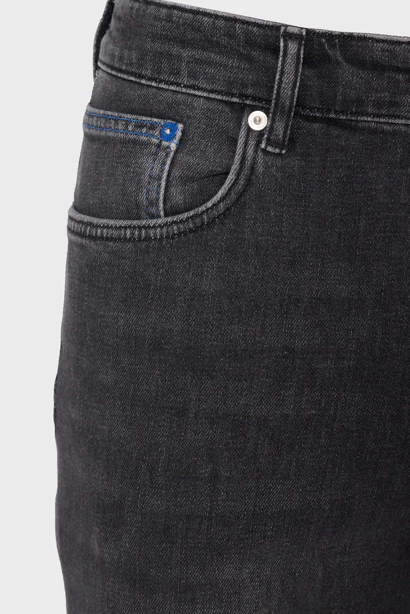 Мужские серые джинсовые шорты klj slim denim short 3
